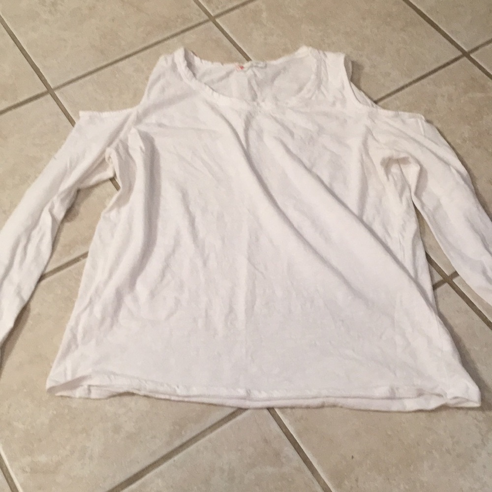 Lightweight Cotton Open Shoulder Top